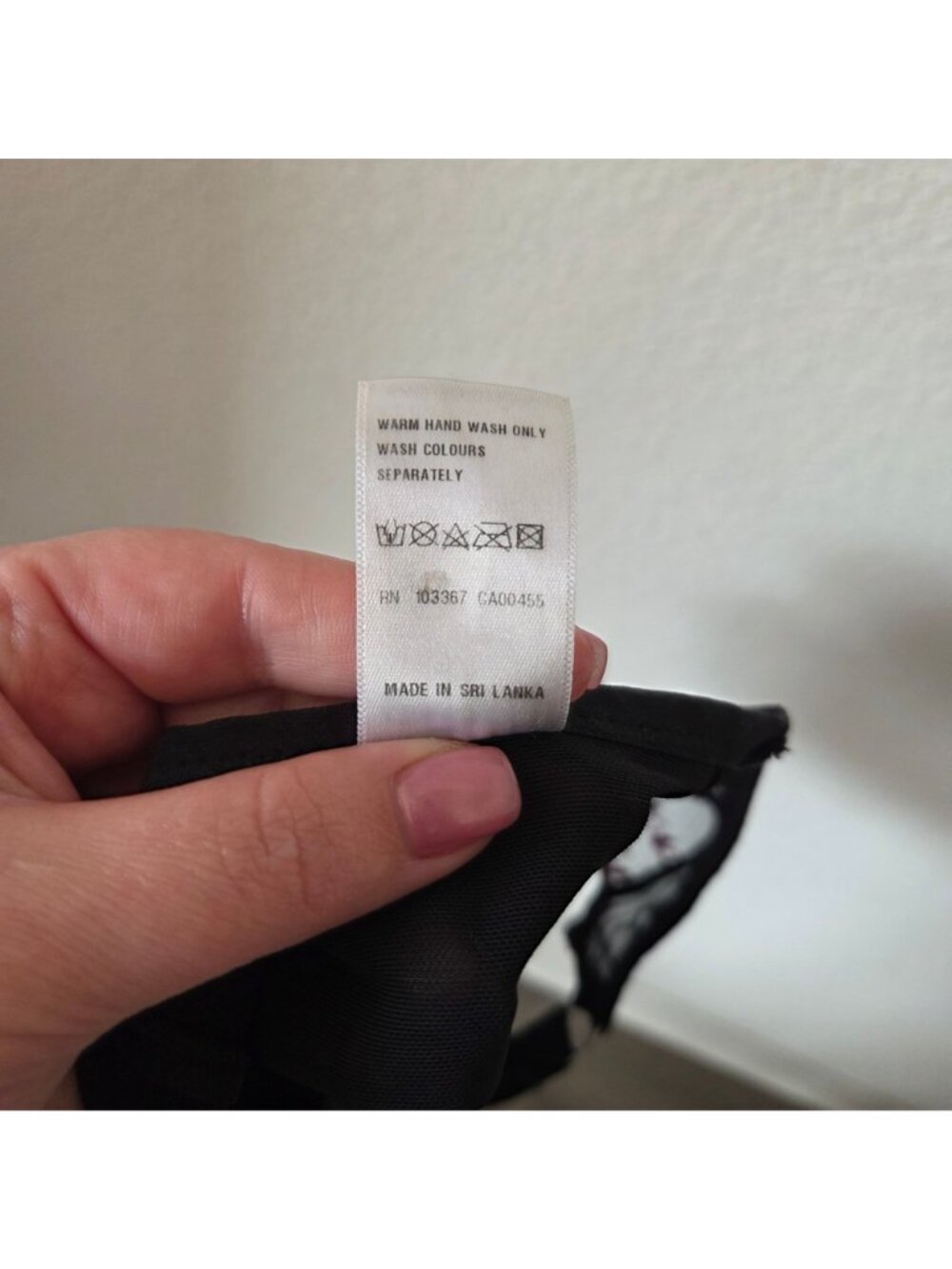 Elomi Size 32K Sheer Black Pink Embroidered Mesh Metallic Underwire Bra Romance - Picture 7 of 7